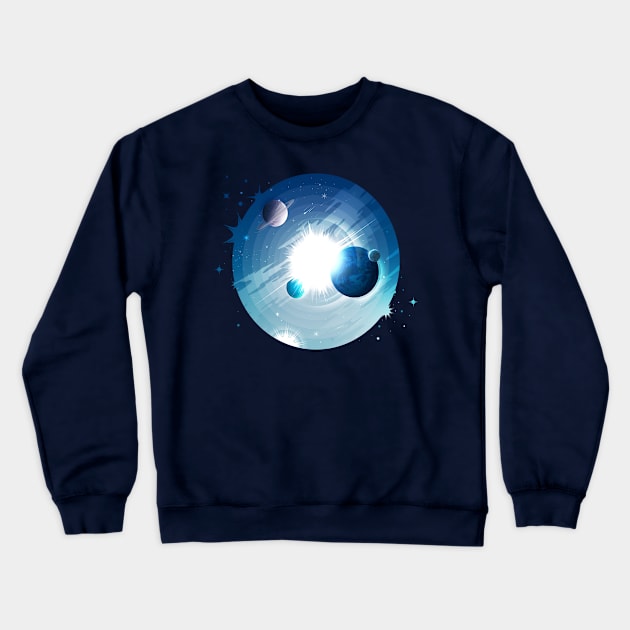 Space Crewneck Sweatshirt by Prok_Art